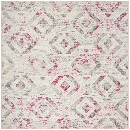 Safavieh 2 x 8 ft. ContemporarySkyler Power Loom Area Rug Ivory & Pink SKY190F-28